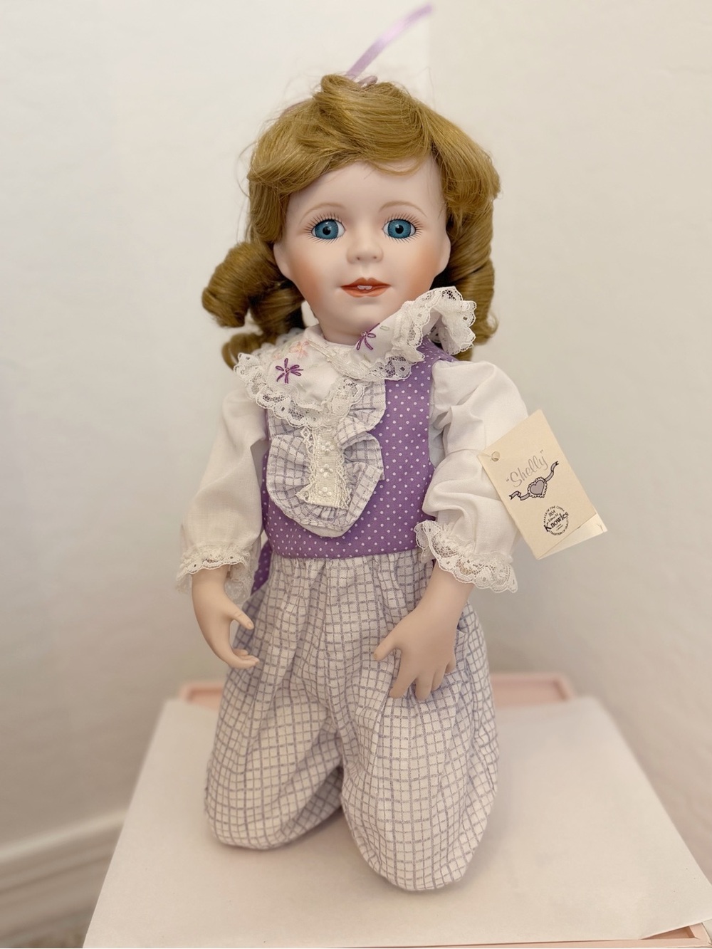 Edwin M Knowles “Shelly” Porcelain Doll ⭐️NEW IN BOX